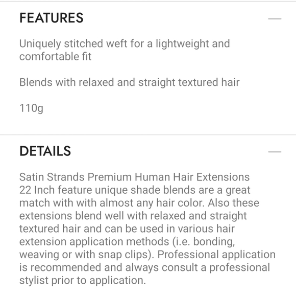 18" human hair extensions - Picture 6 of 6